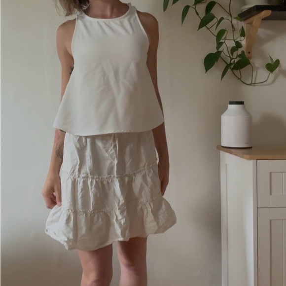 SAAJ Paris “Florent” Ruffle Open-Back Top – Fits Small - Picture 2 of 7